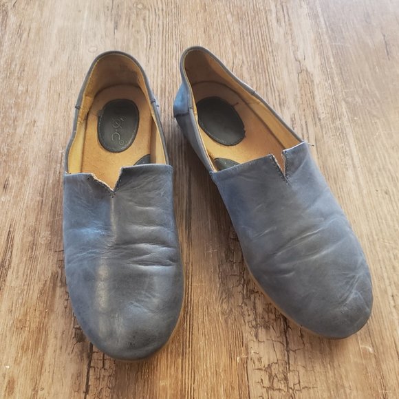 born leather slip on shoes